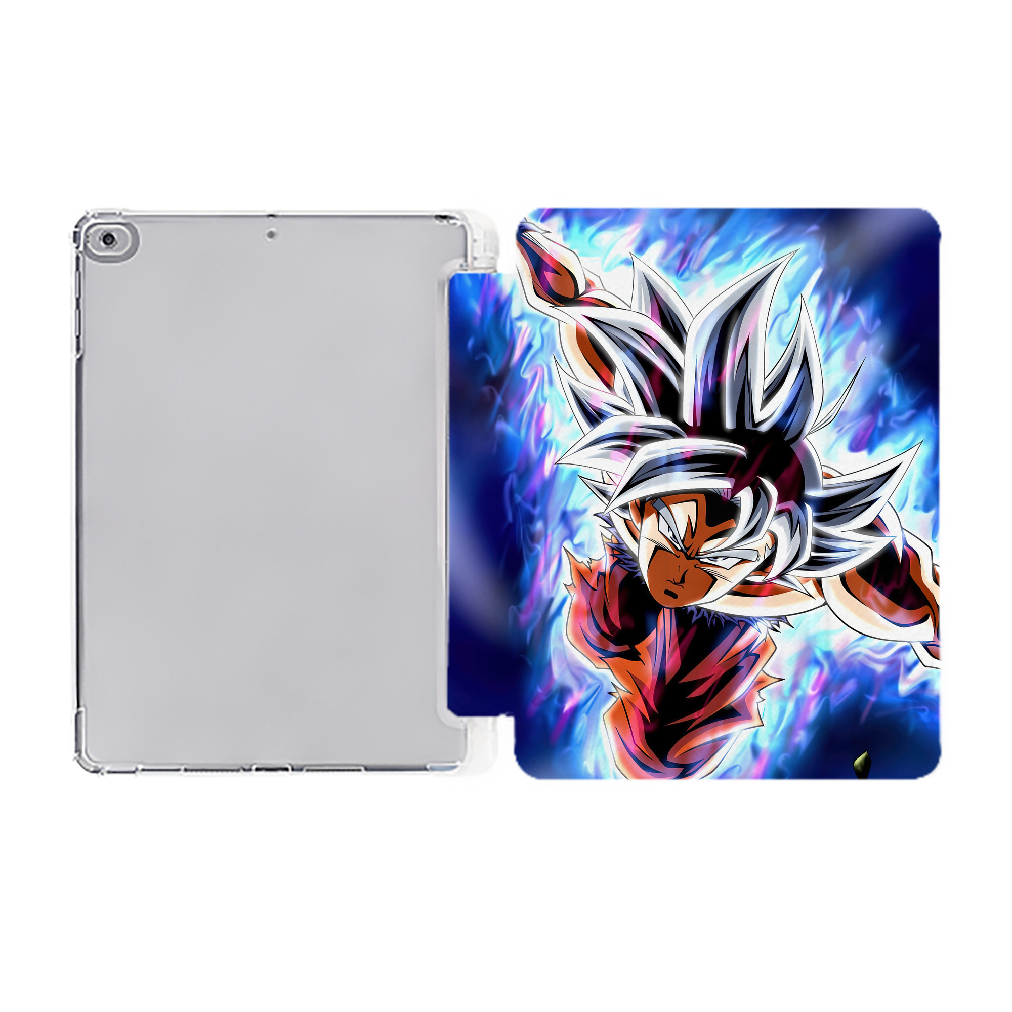 （画像用） ドラゴンボール DRAGON BALL IPad ケース ペン収納付き 三つ折りスタンド PUレザー×シリコン 対応機種9.5/10.5/10.9インチ